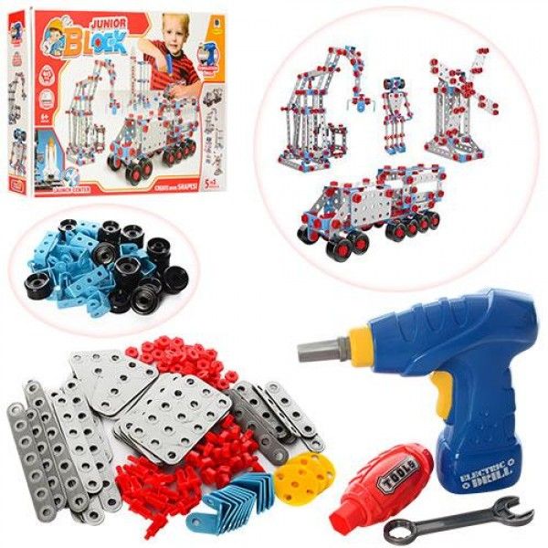 Конструктор 5в1 на шурупах , 415 деталей