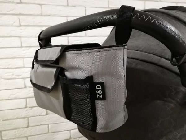 Сумка-органайзер Z&D для коляски Сірий