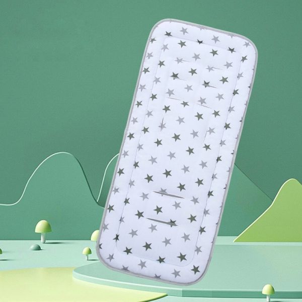 Матрацик-вкладиш у візочок  Білий, Зірки