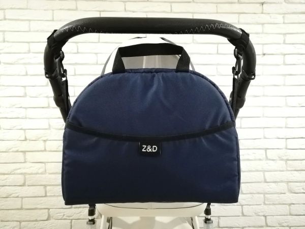 Сумка на коляску універсальна Z&D New з ручкою (Синій)