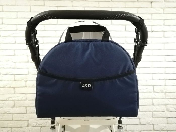 Сумка на коляску універсальна Z&D New з ручкою (Синій)