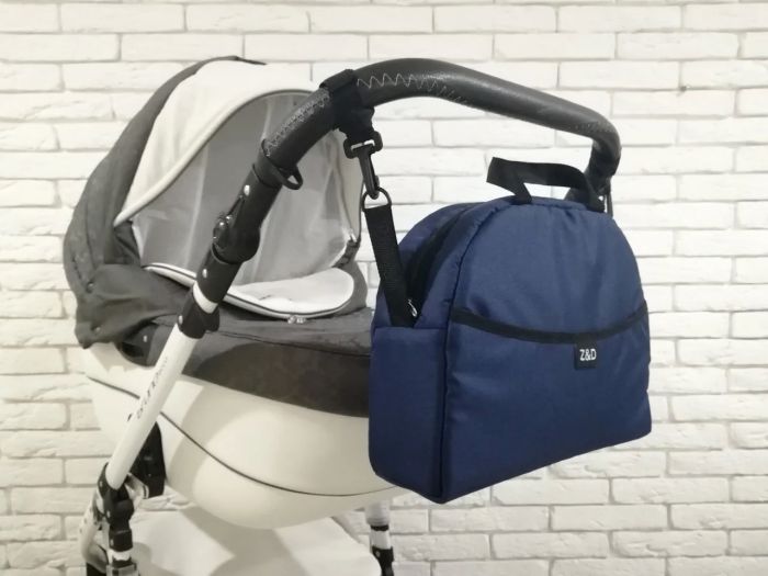 Сумка на коляску універсальна Z&D New з ручкою (Синій)
