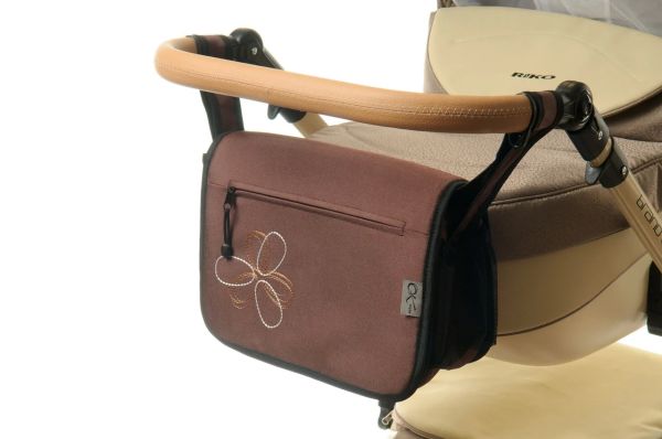 Сумка на коляску Ok Style Квітка Коричнева