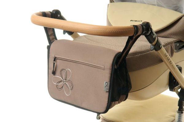 Сумка на коляску Ok Style Квітка Капучіно