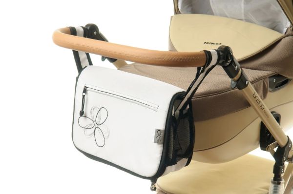 Сумка на коляску Ok Style Квітка Біла