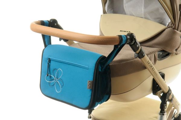 Сумка на коляску Ok Style Квітка Бірюзова