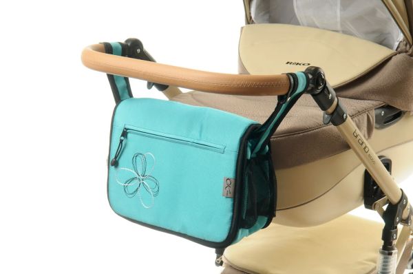 Сумка на коляску Ok Style Квітка Морська хвиля світла