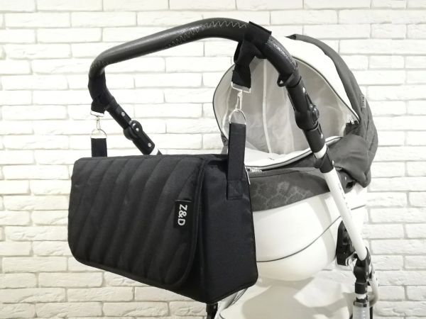 Сумка-пеленатор на коляску Z&D Чорний