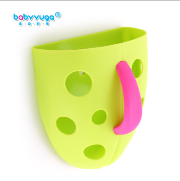 Органайзер для іграшок у ванну, зелений, пластик