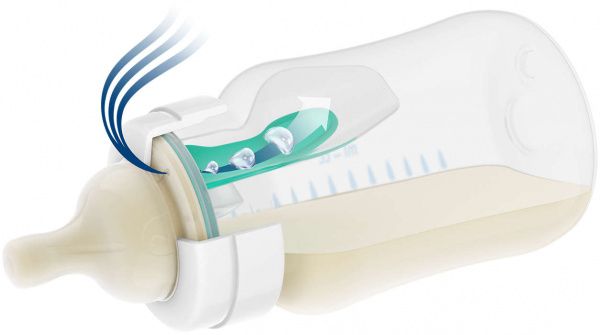 Пляшечка для годування Philips Avent Anti-Colik із клапаном AirFree, 260 мл, 1 шт. (SCF813/14)