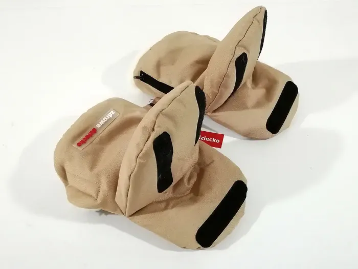 Рукавички-Муфта на коляску,з кишенею для телефону. Z&D Thermo (Beige)