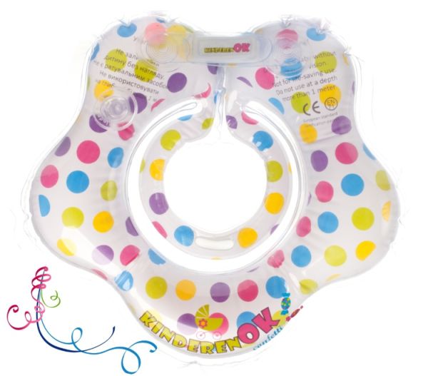 Коло для купання KinderenOK Confetti, з брязкальцем (240913)