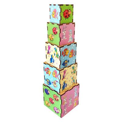 Кубики - матрьошки Little Panda Тварини