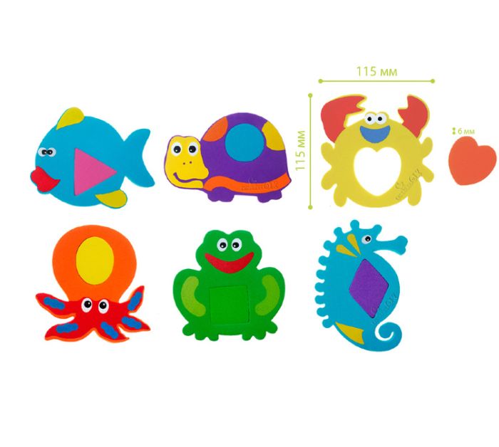 Аква-пазли для гри у ванній KinderenOK Bath'n Puzzles (081113)