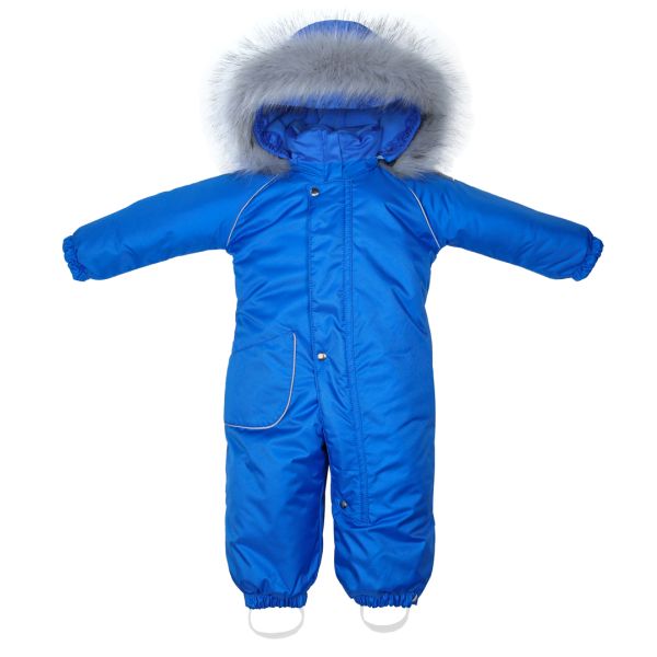 Apollo Blue Fur ДоРечі зимовий комбінезон з опушкою, блакитною (1895 О)