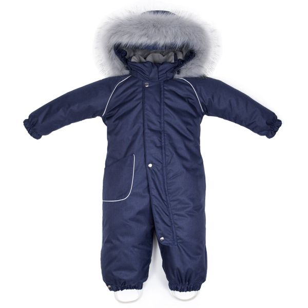 Apollo Navy Blue Fur ДоРечі зимовий комбінезон з опушкою, синій (1894 О)