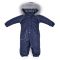 Apollo Navy Blue Fur ДоРечі зимовий комбінезон з опушкою, синій (1894 О)