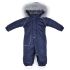 Apollo Navy Blue Fur ДоРечі зимовий комбінезон з опушкою, синій (1894 О)