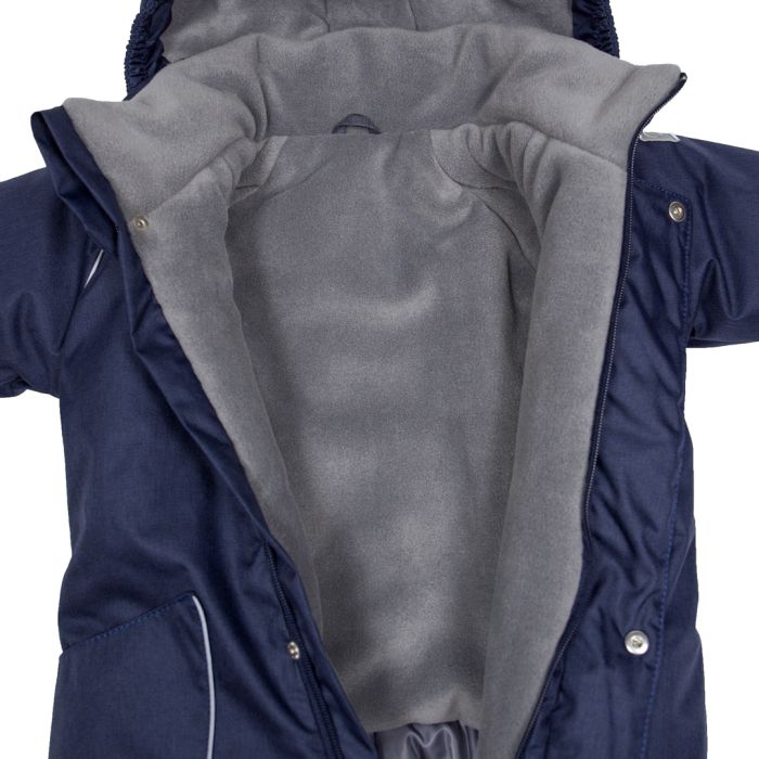 Apollo Navy Blue Fur ДоРечі зимовий комбінезон з опушкою, синій (1894 О)