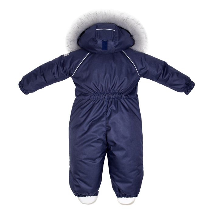 Apollo Navy Blue Fur ДоРечі зимовий комбінезон з опушкою, синій (1894 О)