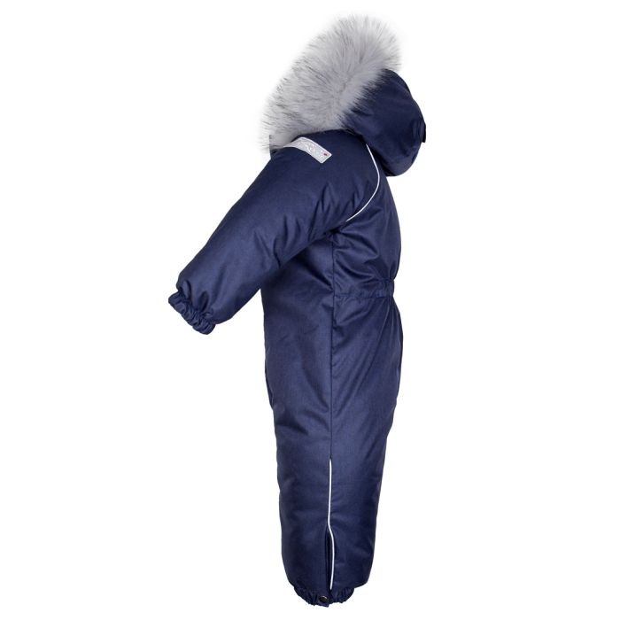 Apollo Navy Blue Fur ДоРечі зимовий комбінезон з опушкою, синій (1894 О)
