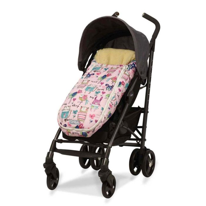 Зимовий конверт-кокон DoRechi Baby XS малюнки на рожевому фоні (1866)