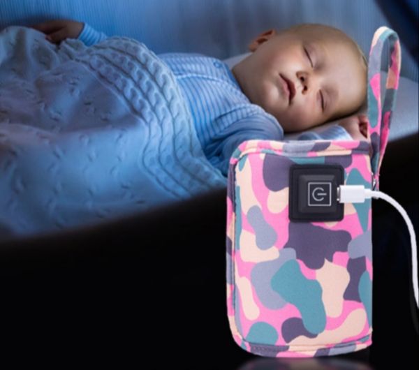 Підігрівач переносний USB, рожевий