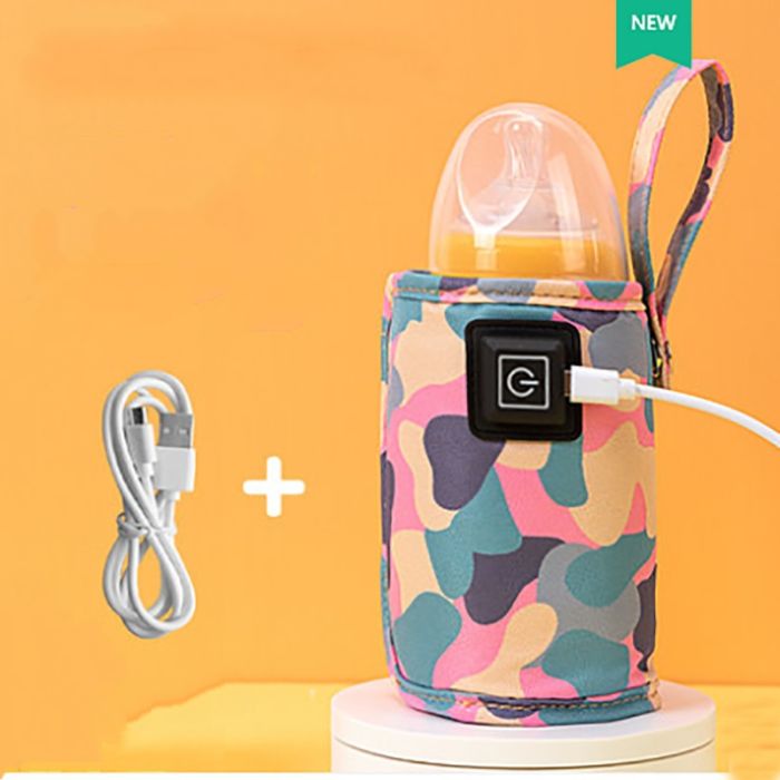 Підігрівач переносний USB, рожевий