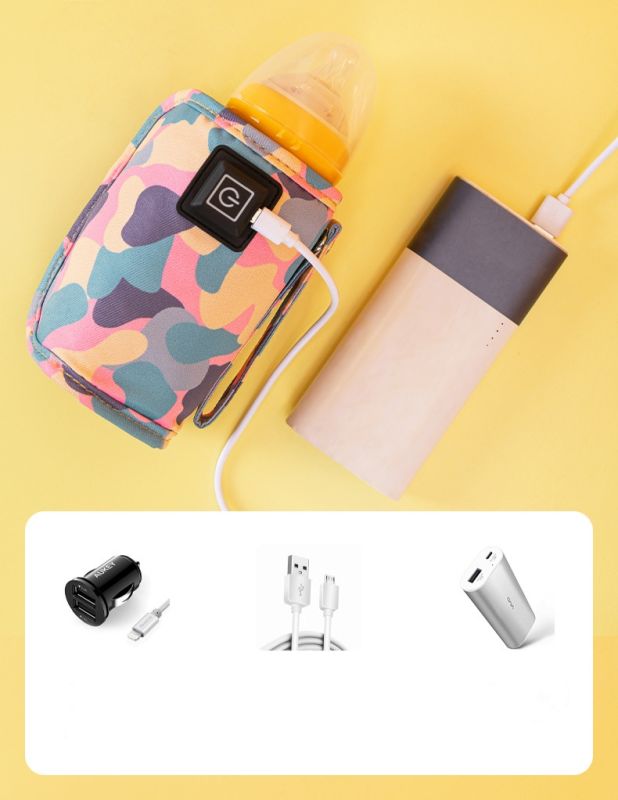 Підігрівач переносний USB, рожевий