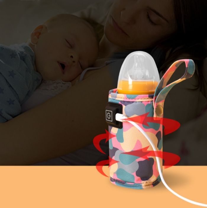 Підігрівач переносний USB, рожевий