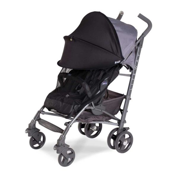 Must Have Shade ДоРечі 2 в 1 чорний козирок із чорною москітною сіткою (1847)