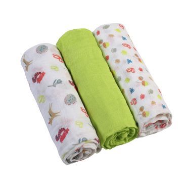 Пелюшки муслінові суперм`які BabyOno, 3 шт. (348/06)