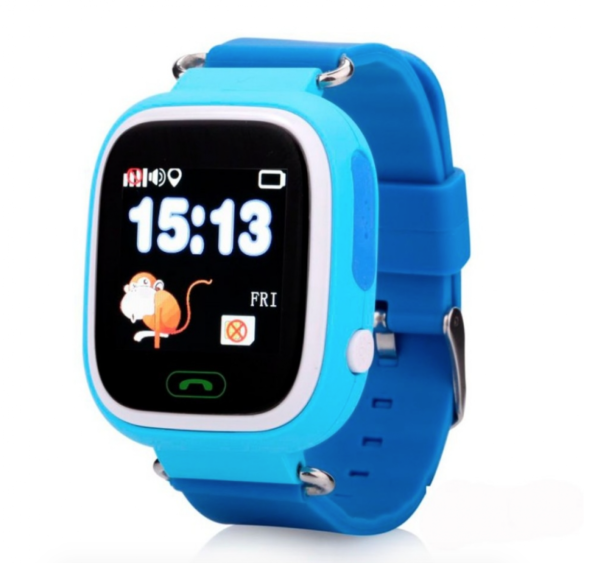 Дитячий розумний годинник з GPS трекером TD-02 (Q100) Blue