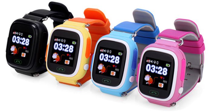 Дитячий розумний годинник з GPS трекером TD-02 (Q100) Black