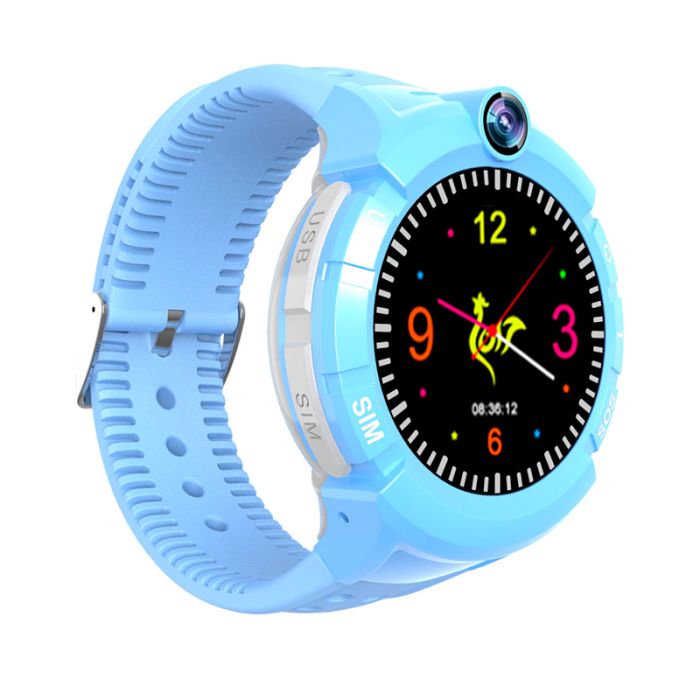 Дитячий розумний годинник з GPS трекером S02 Blue