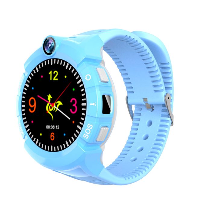 Дитячий розумний годинник з GPS трекером S02 Blue