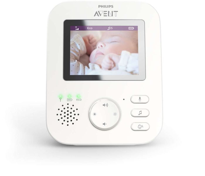 Цифрова відеоняня Philips Avent з кольоровим LCD-дисплеєм 2,7'' (SCD620/52)
