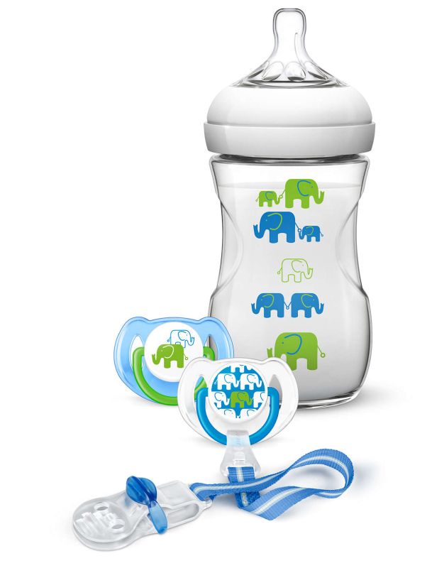 Подарунковий набір Philips Avent Natural, для хлопчиків, 260 мл (SCD627/01)