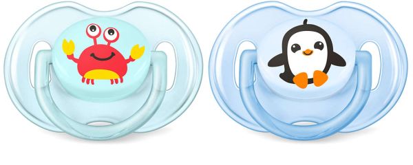 Пустушка для хлопчика Philips Avent Classic, 2 шт. (SCF169/35)