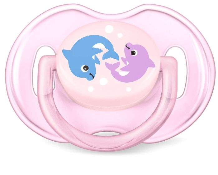 Пустушка для дівчинки Philips Avent Classic, 2 шт. (SCF169/36)