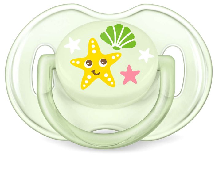 Пустушка для дівчинки Philips Avent Classic, 2 шт. (SCF169/36)