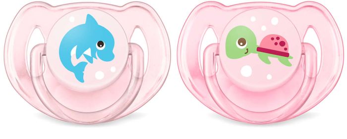 Пустушка для дівчинки Philips Avent Classic, 2 шт. (SCF169/38)
