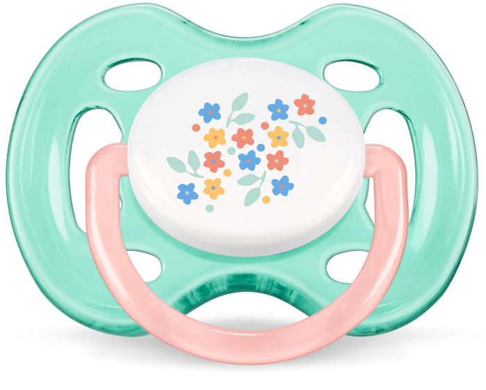 Пустушка для дівчинки Philips Avent Freeflow, 2 шт. (SCF172/02)