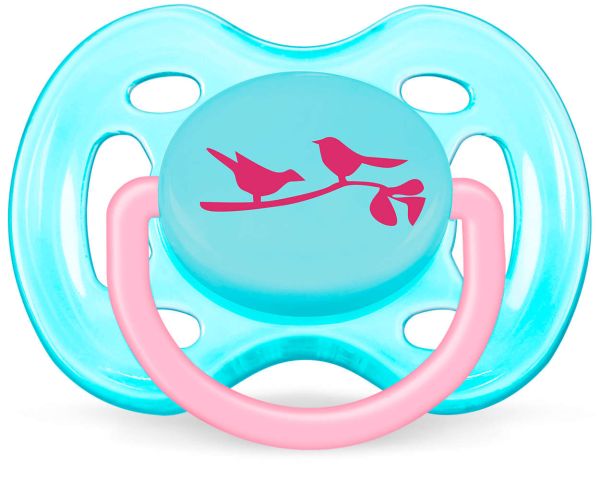 Пустушка для дівчинки Philips Avent Freeflow (SCF172/13)