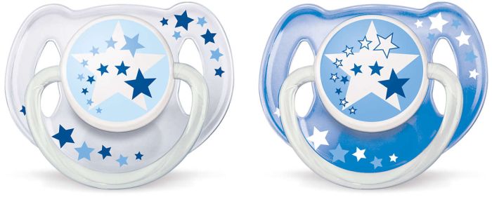 Пустушка Philips Avent Classic, нічна, 2 шт. (SCF176/22)