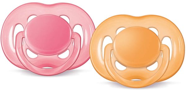 Пустушка для дівчинки Philips Avent Freeflow, дихаюча, 2 шт. (SCF178/24)
