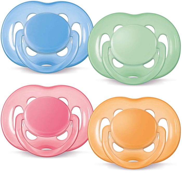Пустушка для дівчинки Philips Avent Freeflow, дихаюча, 2 шт. (SCF178/24)