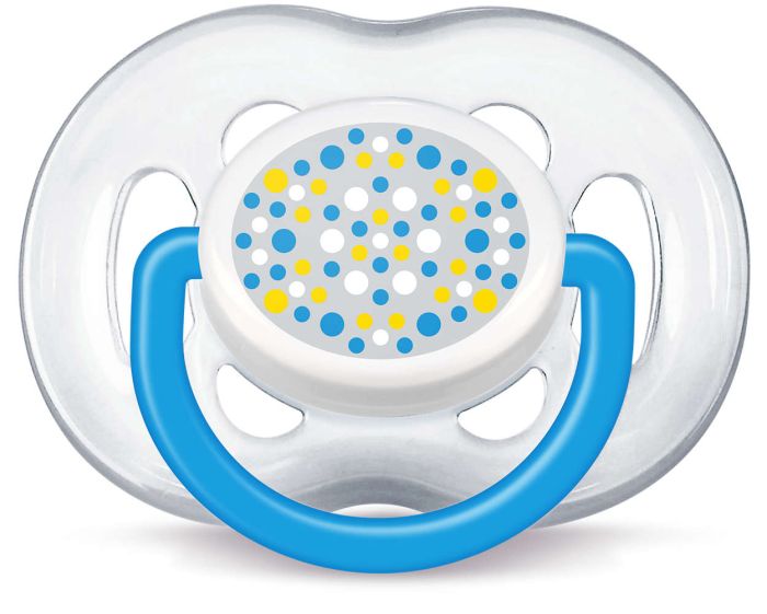 Пустушка Сучасна для хлопчика Philips Avent Freeflow, 2 шт. (SCF180/27)
