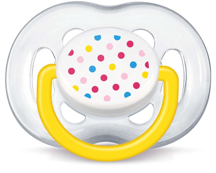 Пустушка Сучасна для дівчинки Philips Avent Freeflow, 2 шт. (SCF180/28)
