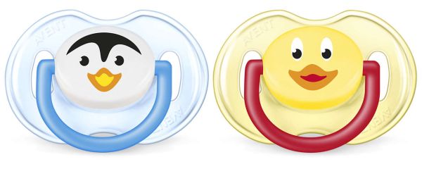 Пустушка для хлопчика Philips Avent Classic, 2 шт. (SCF182/12)